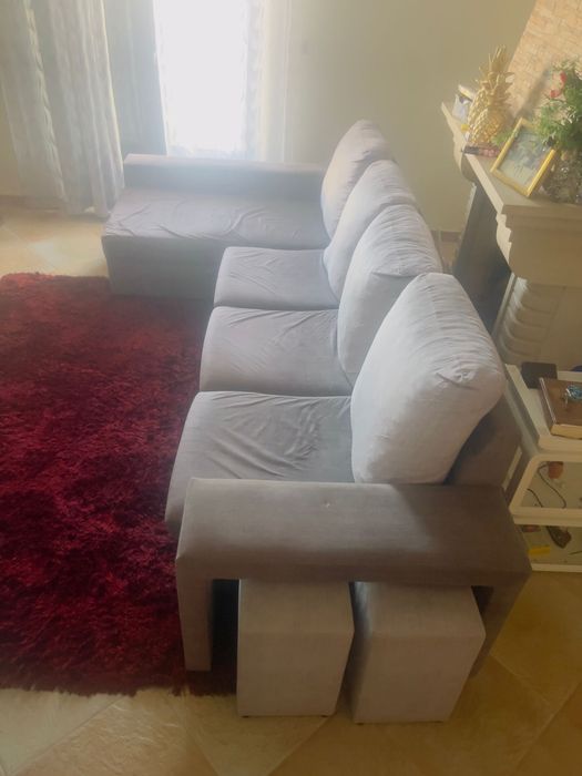 Sofa 4 lugares + chase long