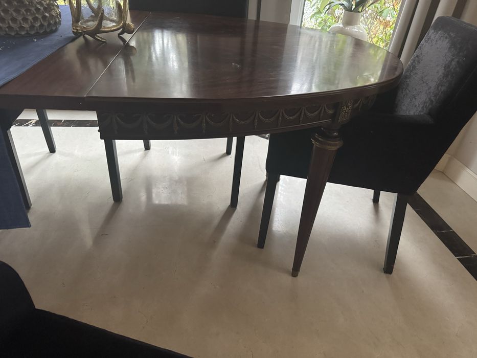 Stół duży wielki rozkladany owalny