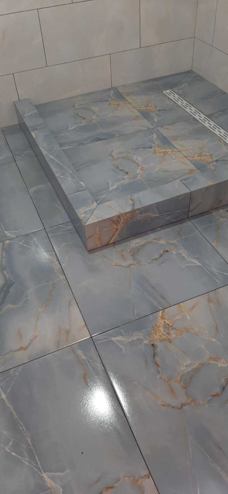 Матовая Голубая Плитка на Пол и Стены Onyx Blue 600х600 мм