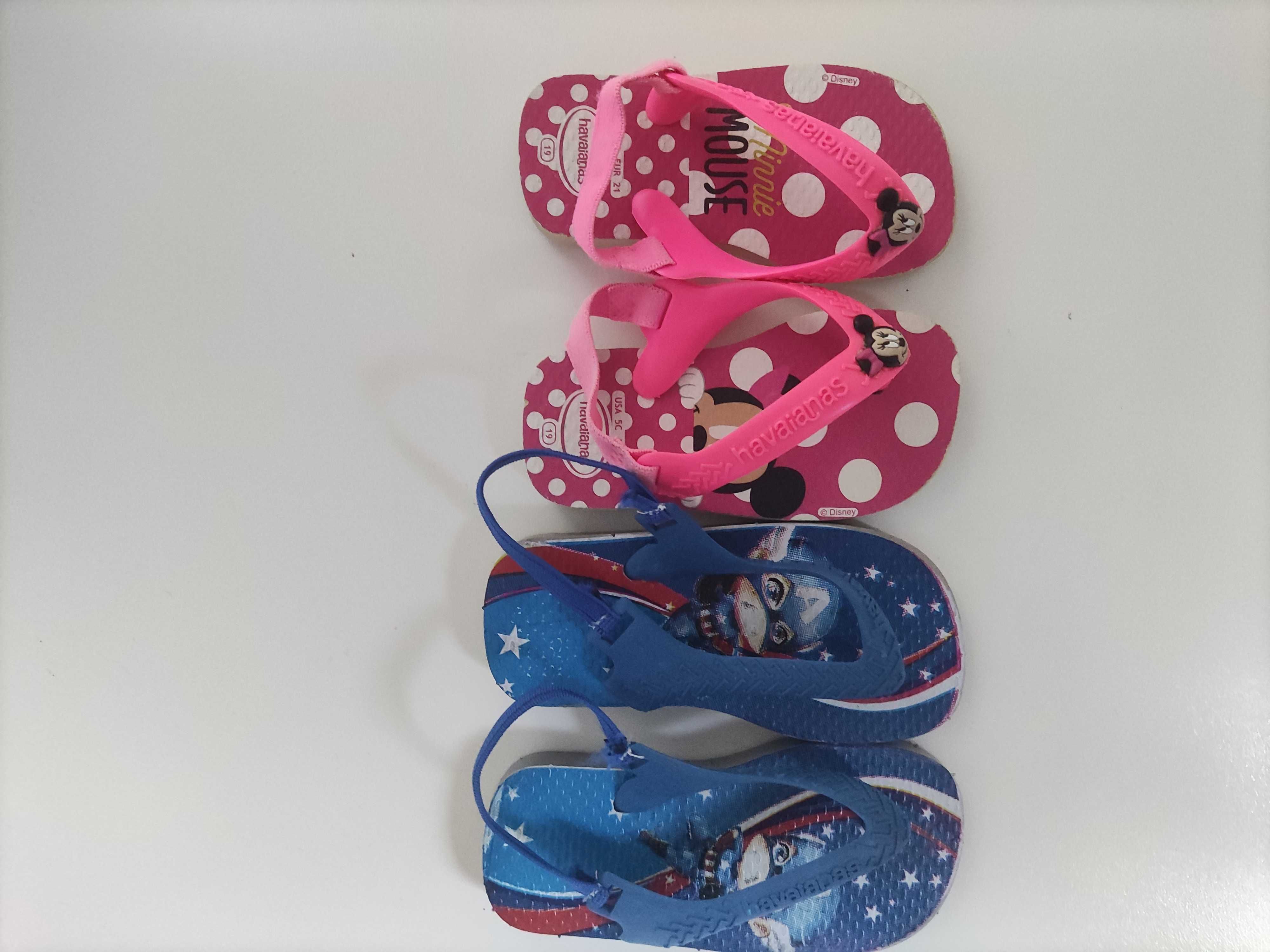 Chinelos Havaianas 21 e 23