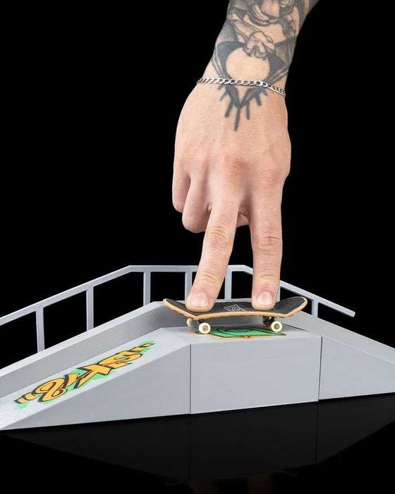 Funbox mini Parque skate de dedos | impressão 3D A-Frame escadas