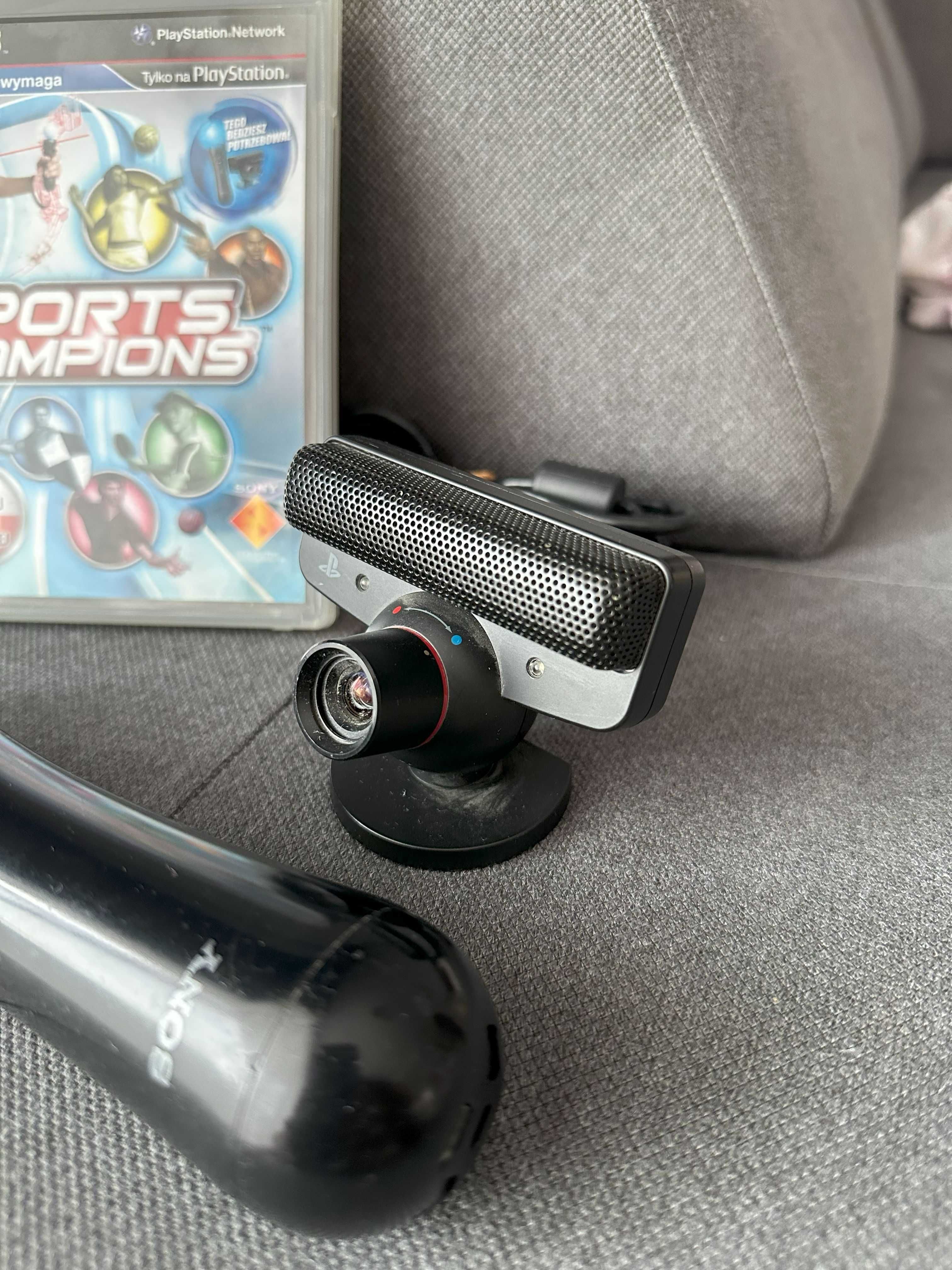 Zestaw kontrolera PS Move + kamera PS Eye + Sports Champions PL