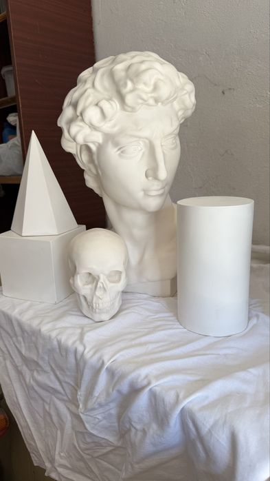 Гіпсові фігура Куб для натури малювання