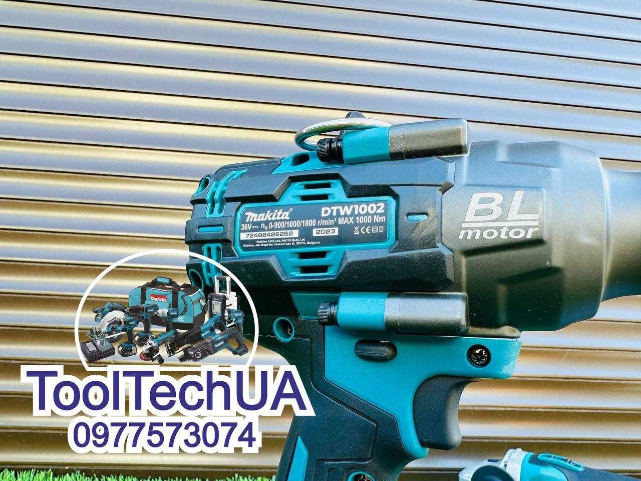 Набор Makita 2/1 Гайковерт DTW1002 XGT + Болгарка DGA504 1000Hm 36V-9A