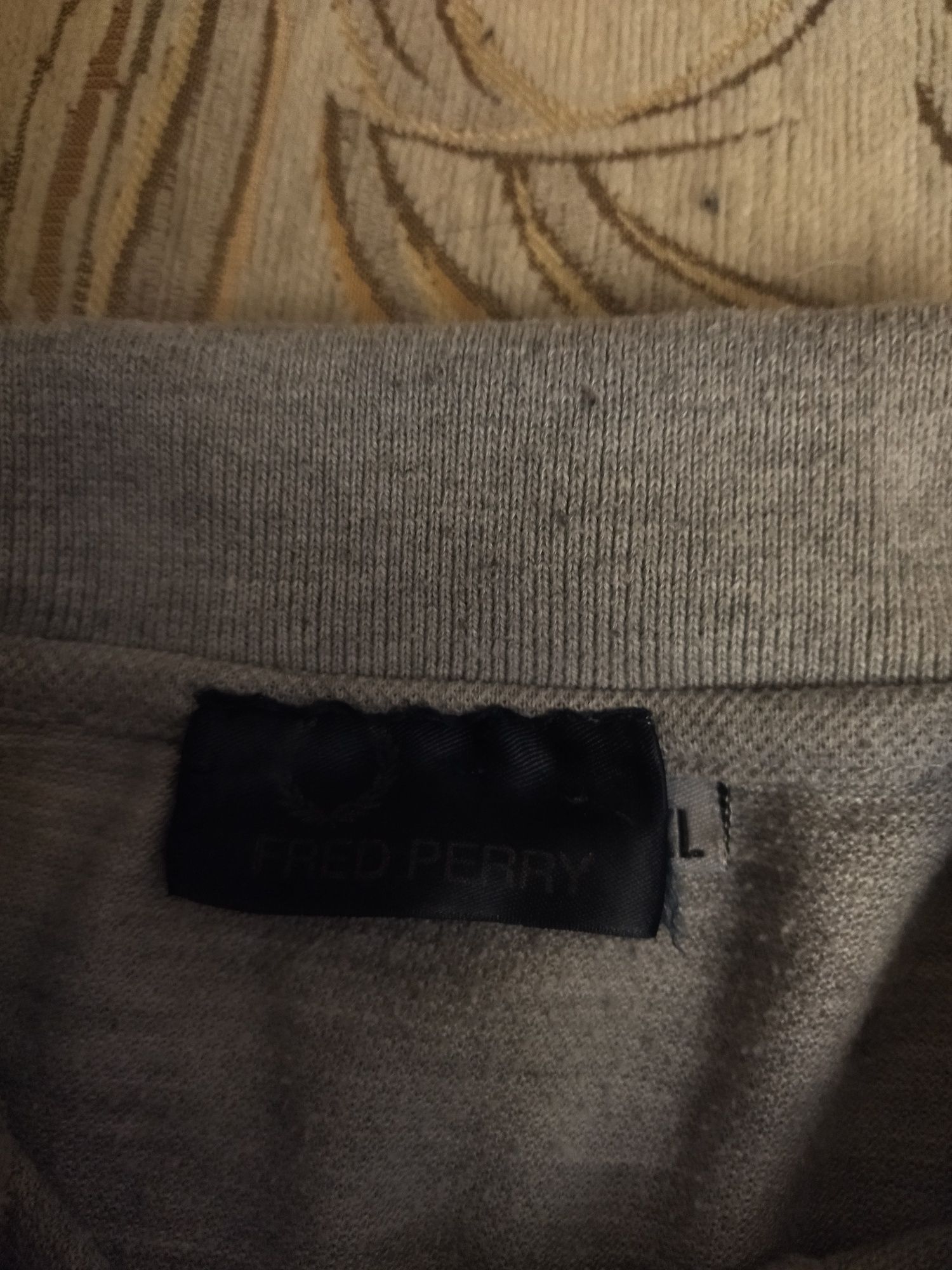 Поло Fred Perry серое