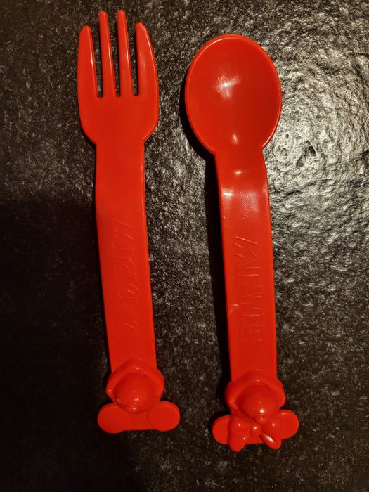 Sztućce myszka minnie dla niemowląt