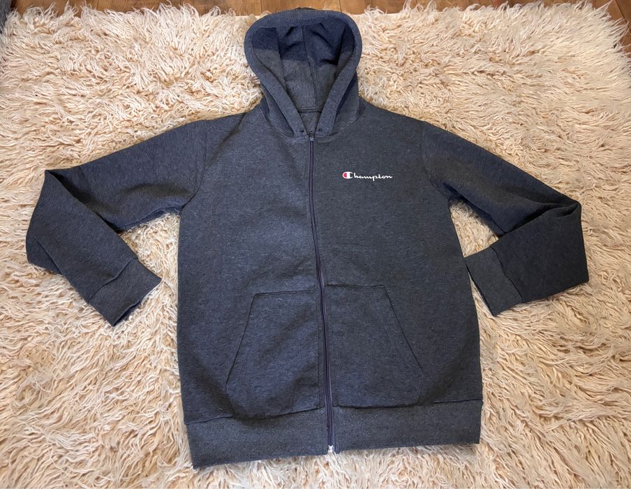 Szara bluza rozpinana Champion