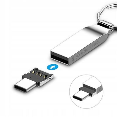 Adapter Nano Otg Host Usb Do Usb-C Usb3.1 Typ C