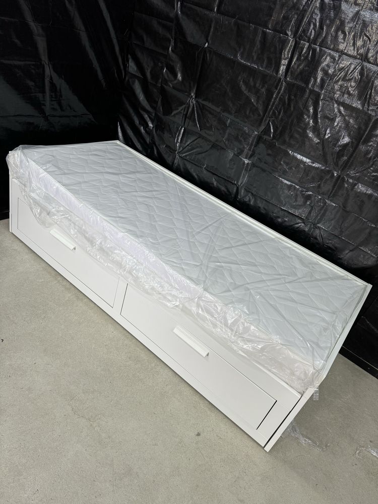 Lóżko Ikea Brimnes Dwa Nowe Materace