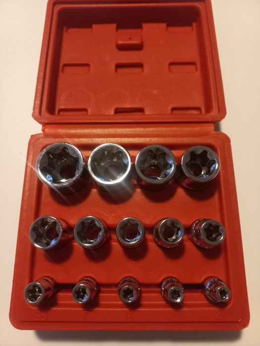 Zestaw nasadek torx  14szt