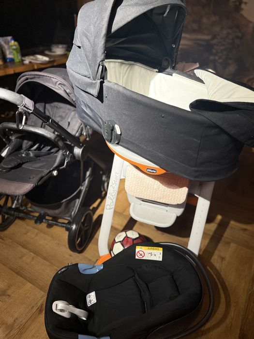 Продам коляску 3 в 1 Cybex Balios S чорну