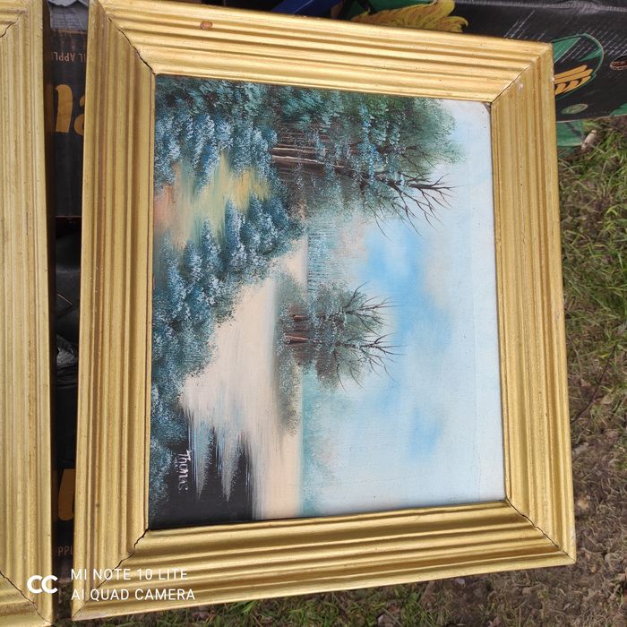 Stare obrazy cztery pory roku