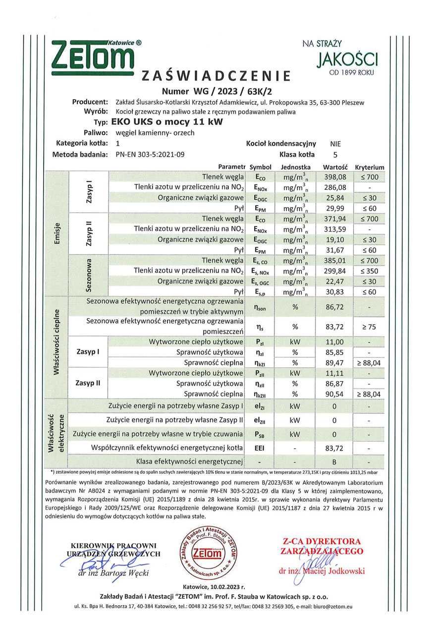 Kocioł piec na węgiel 11-35 kW 5 KLASA ECODESIGN RATY PLESZEW