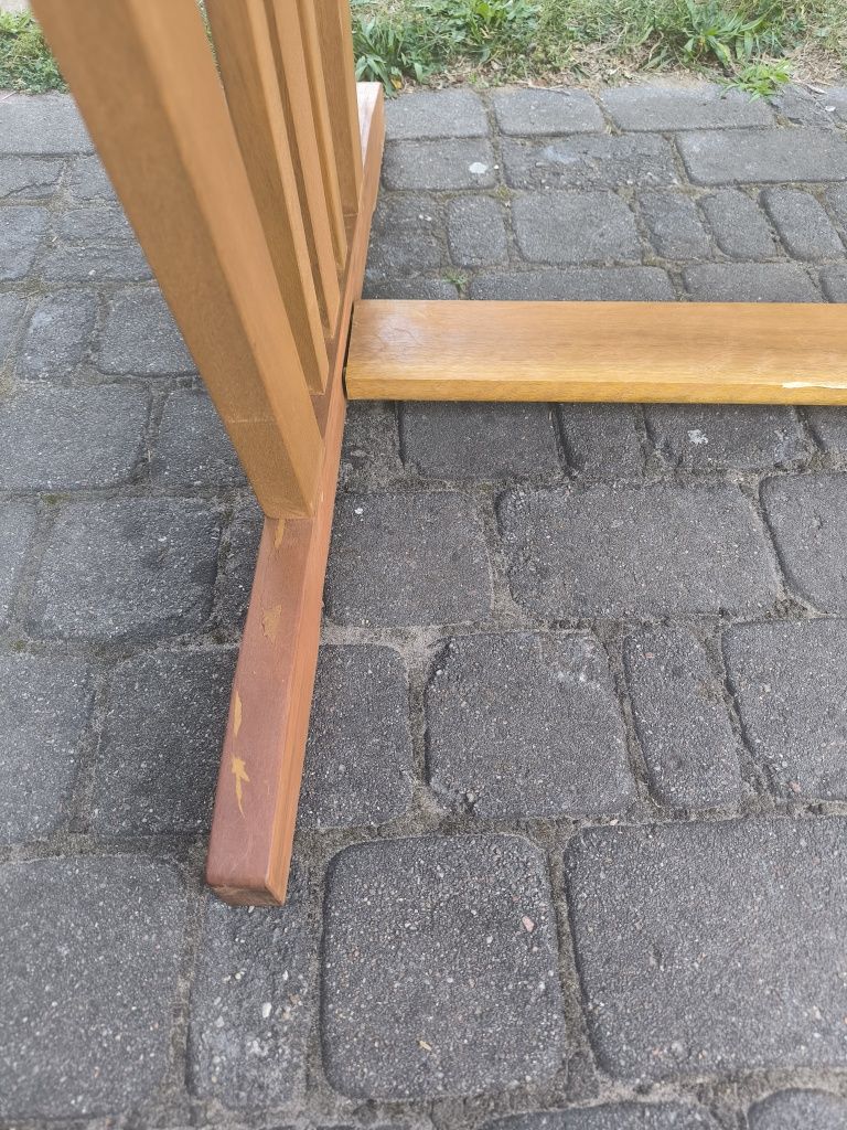 Stół ogrodowy z drewna eukaliptus 160x85
