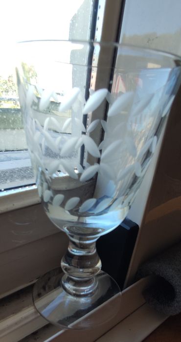 6 copos antigos trabalhados