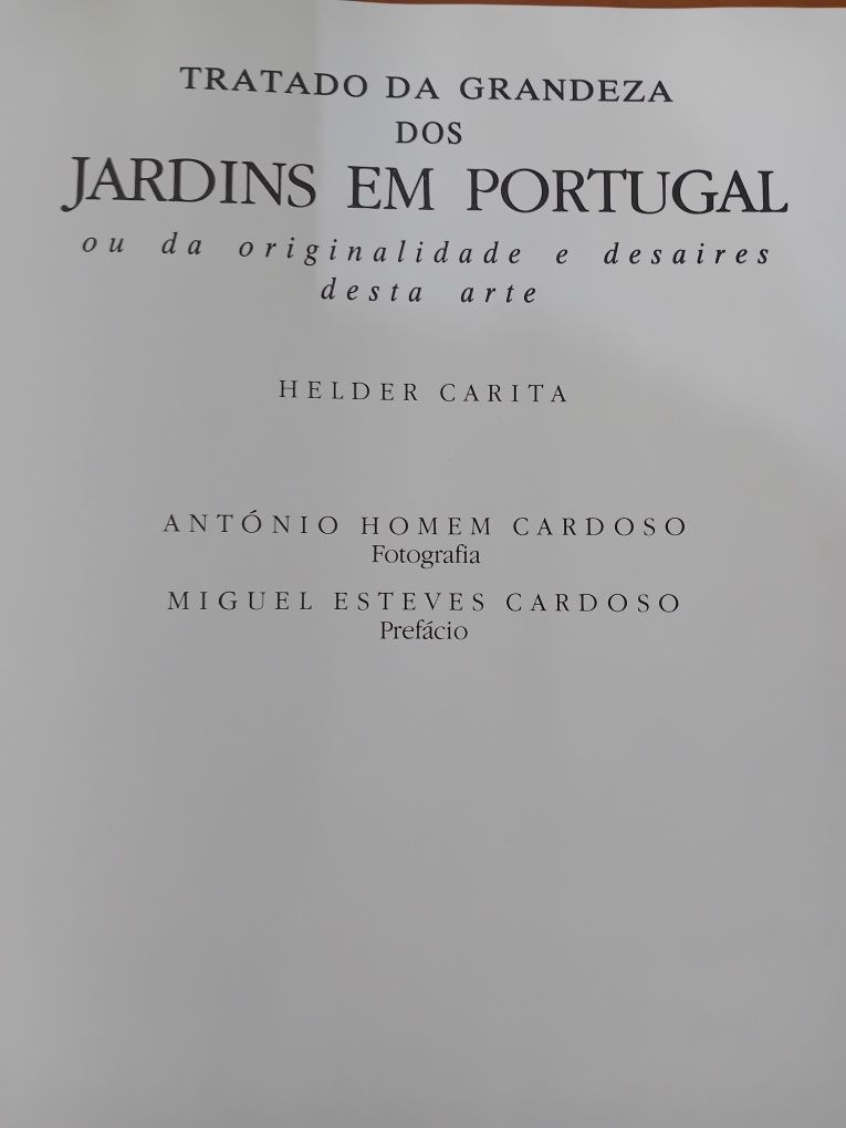 Tratado da Grandeza dos Jardins em Portugal