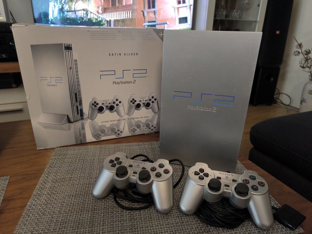 PlayStation 2 silver Satin PS2 Kolekcjonerska wymiana