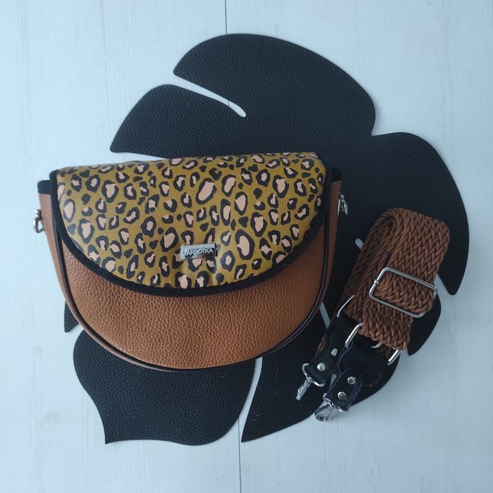 FARBOTKA komplet torebka LUNA+ klapka+pasek