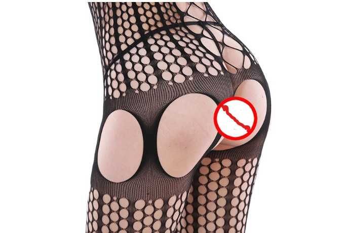 Seksowna Otwarta Bielizna Siateczkowa Kabaretka Bodystocking Sexy