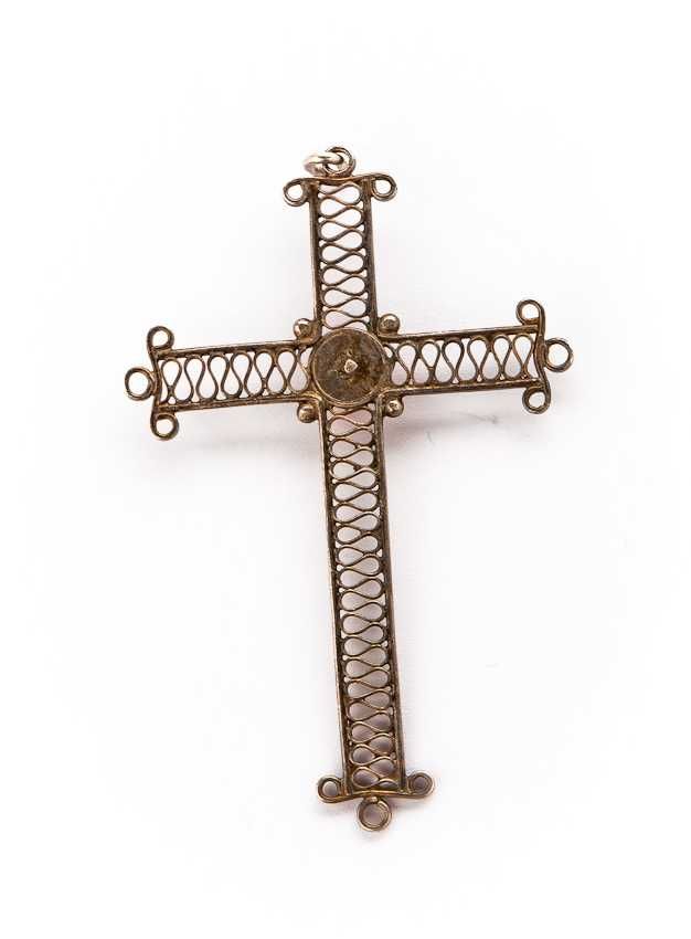 Srebrna Zawieszka - KRZYŻ - 5,37g - IMAGO ARTIS - Kraków