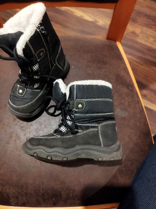 Kozaki 22 ciepłe buty zimowe dla chłopca