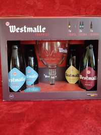 Piwo Westmalle 4x0.33 + kufel