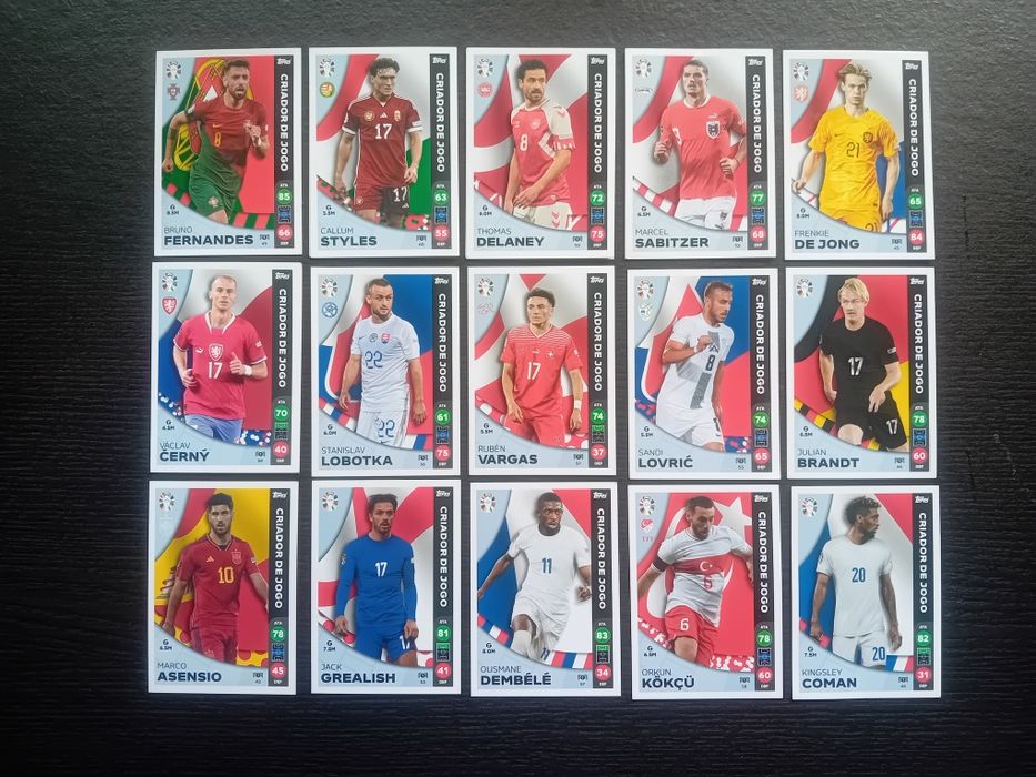 Lote de cartas Euro2024