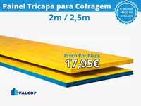 Painel Tricapa Para Cofragem: Standard e IRU 2m / 2,50m