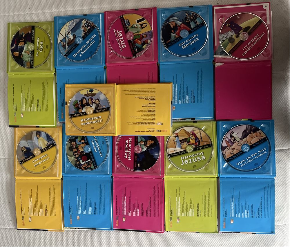 11 płyt CD “Opowieści Biblijne” - czyta Katarzyna Łaniewska