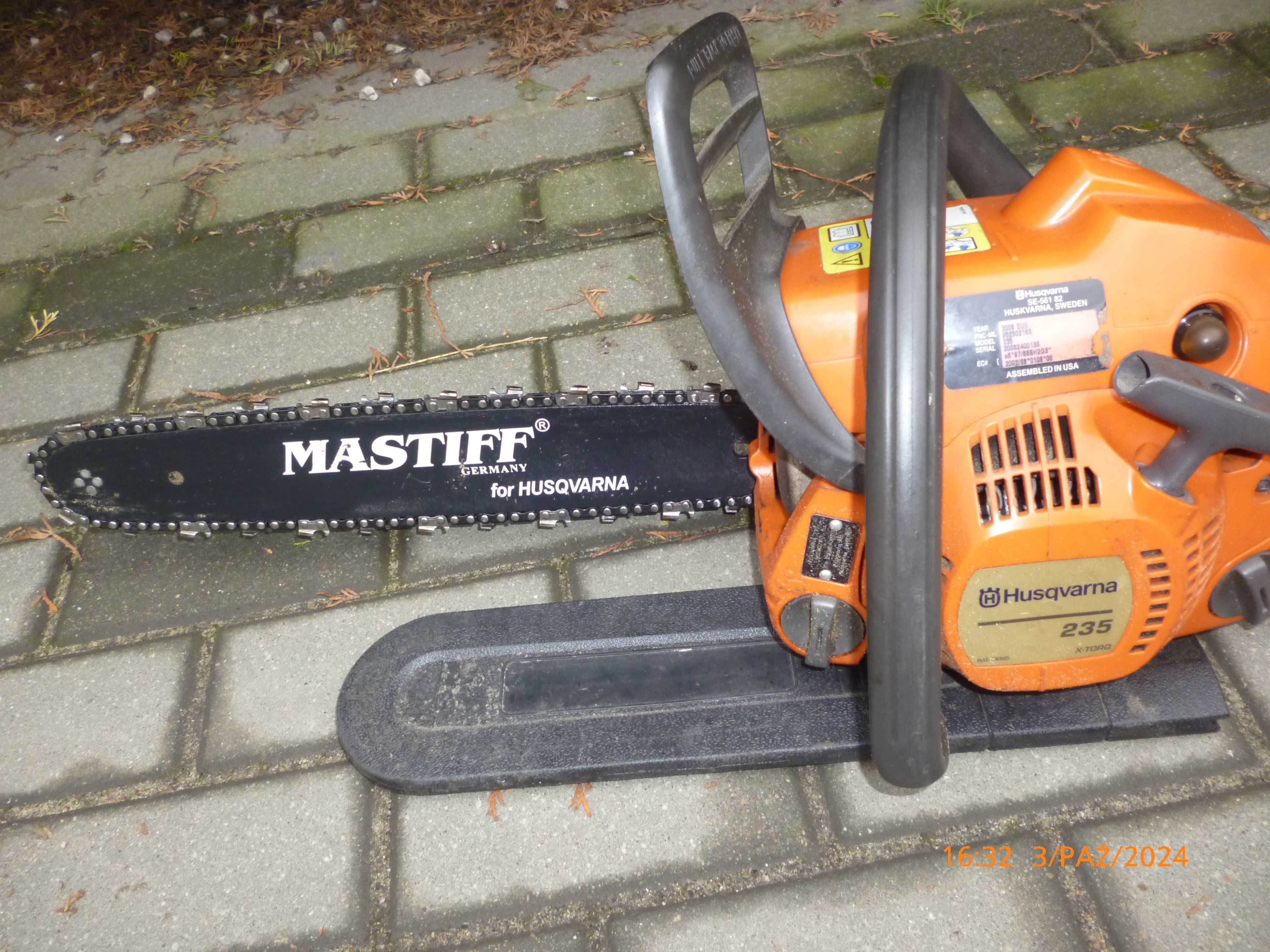 piła spalinowa husqvarna 235
