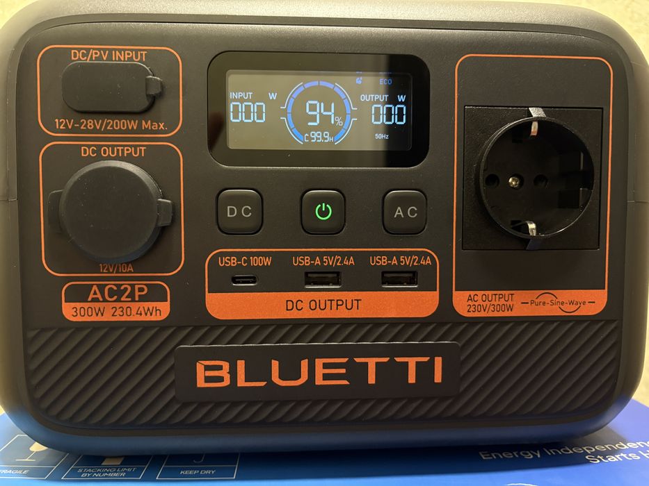 НОВА! Bluetti AC2P (230 Вт/год, 300 Вт).