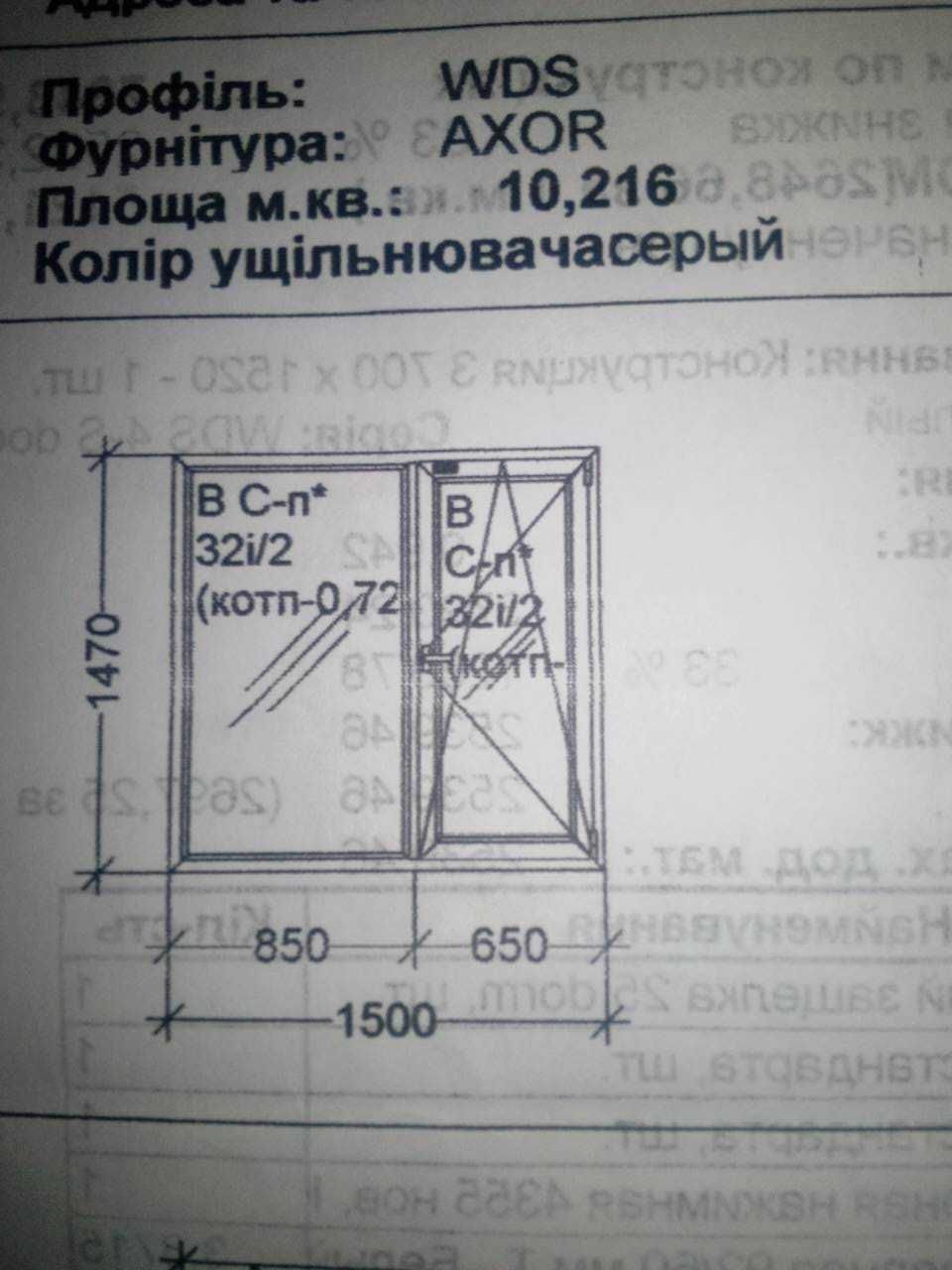Вікна металопластикові