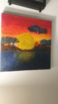 Obraz malowany 29x29 cm