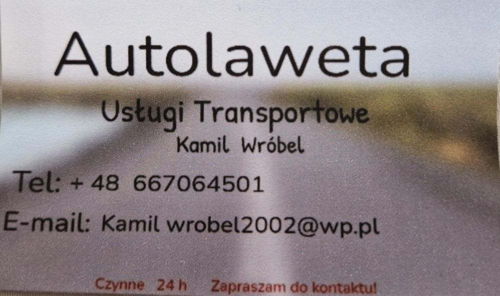 Autolaweta, pomoc drogowa