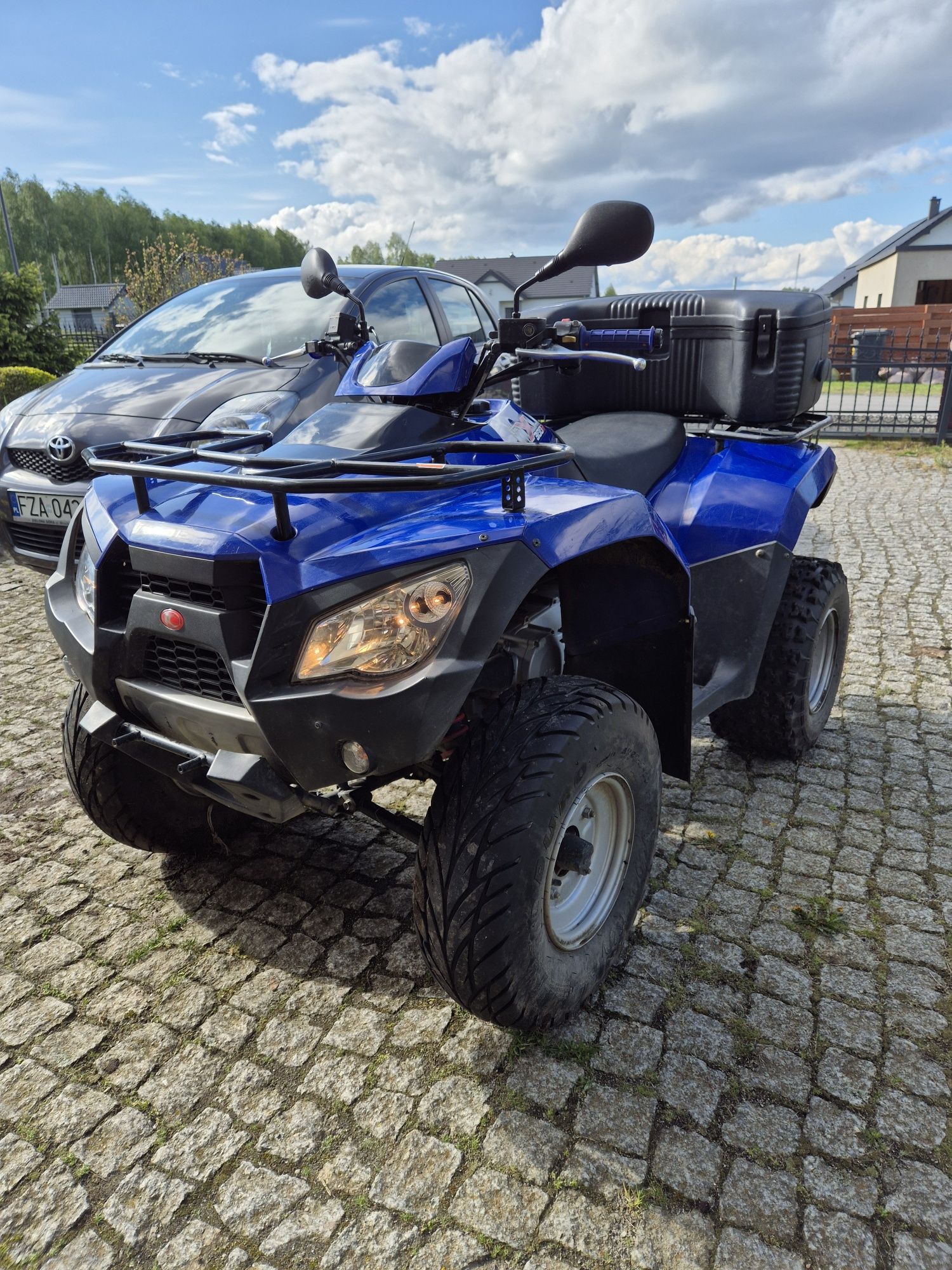 Quad Kymco Mxu 300R dystanse kufer. Rejestracja L7e