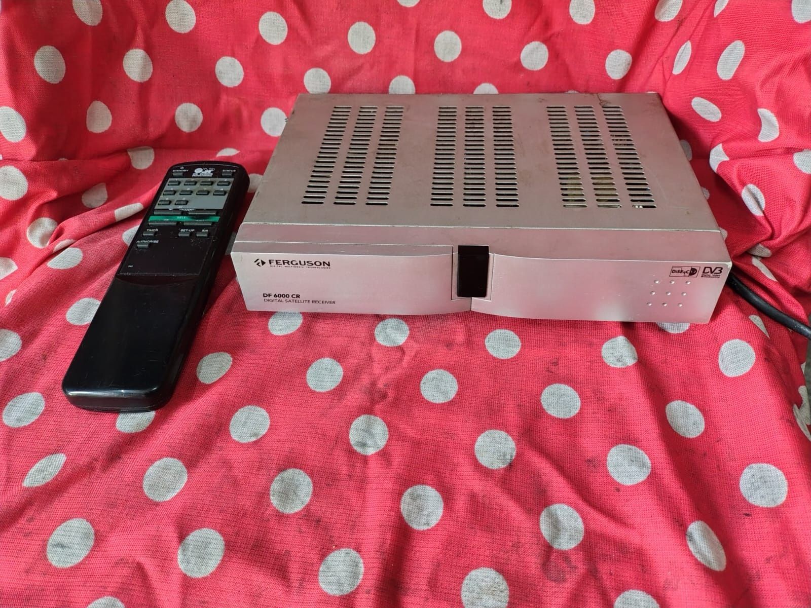 SPRAWNY tuner Ferguson + Pilot DF 6000 cyfrowy DVB, MPEG2