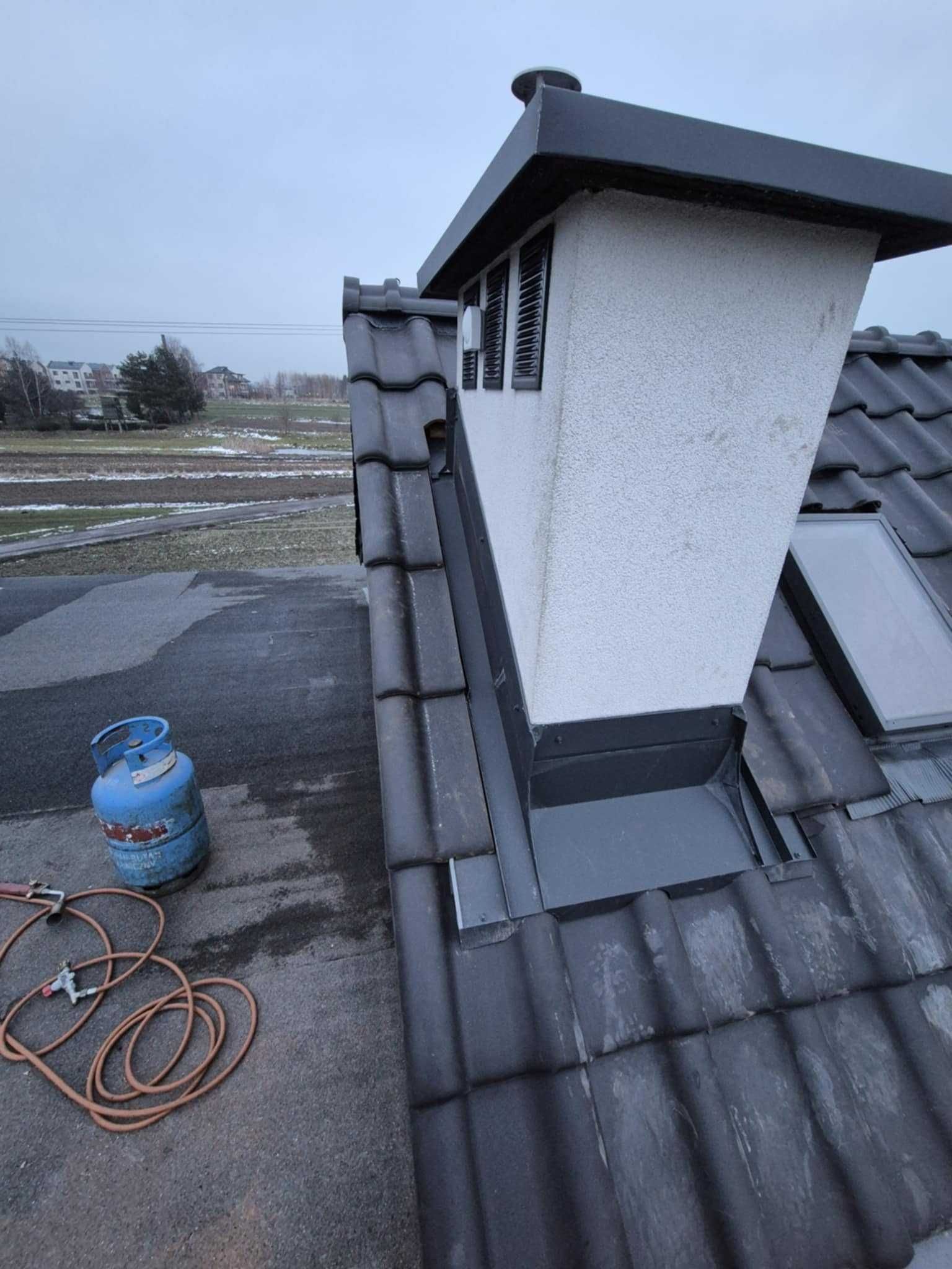 Cieknące  dachy-kominy  dekarz -blacharz przyjmie zlecenia