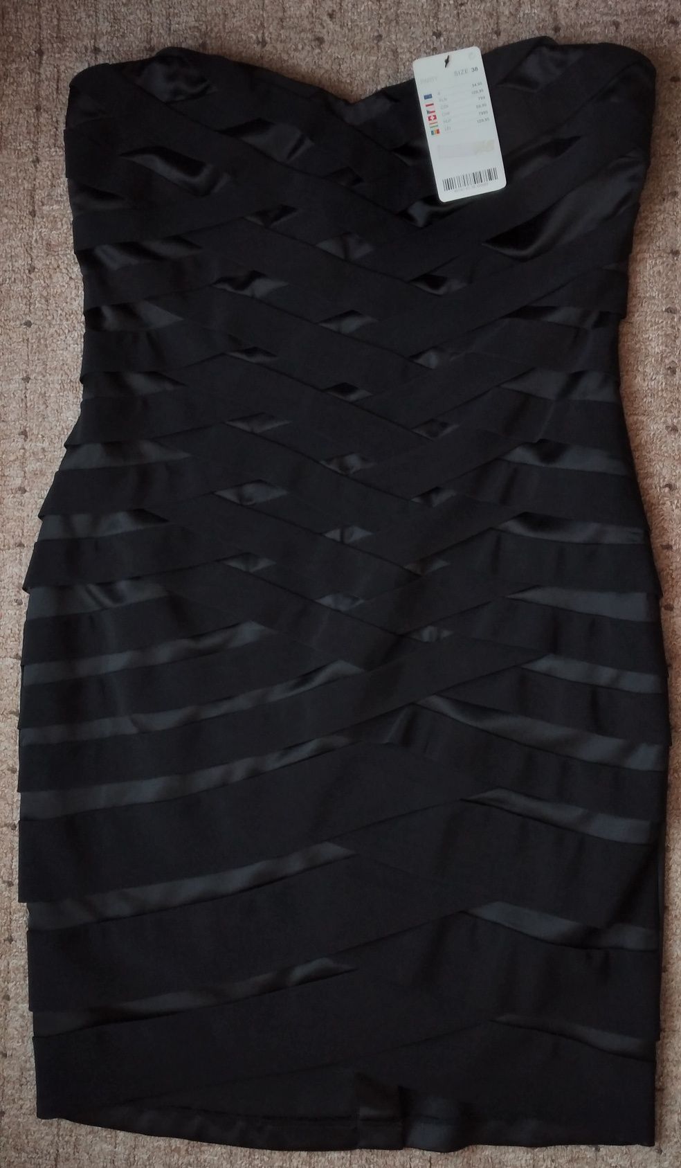 NOWA z metką sukienka Orsay czarna rozmiar 38