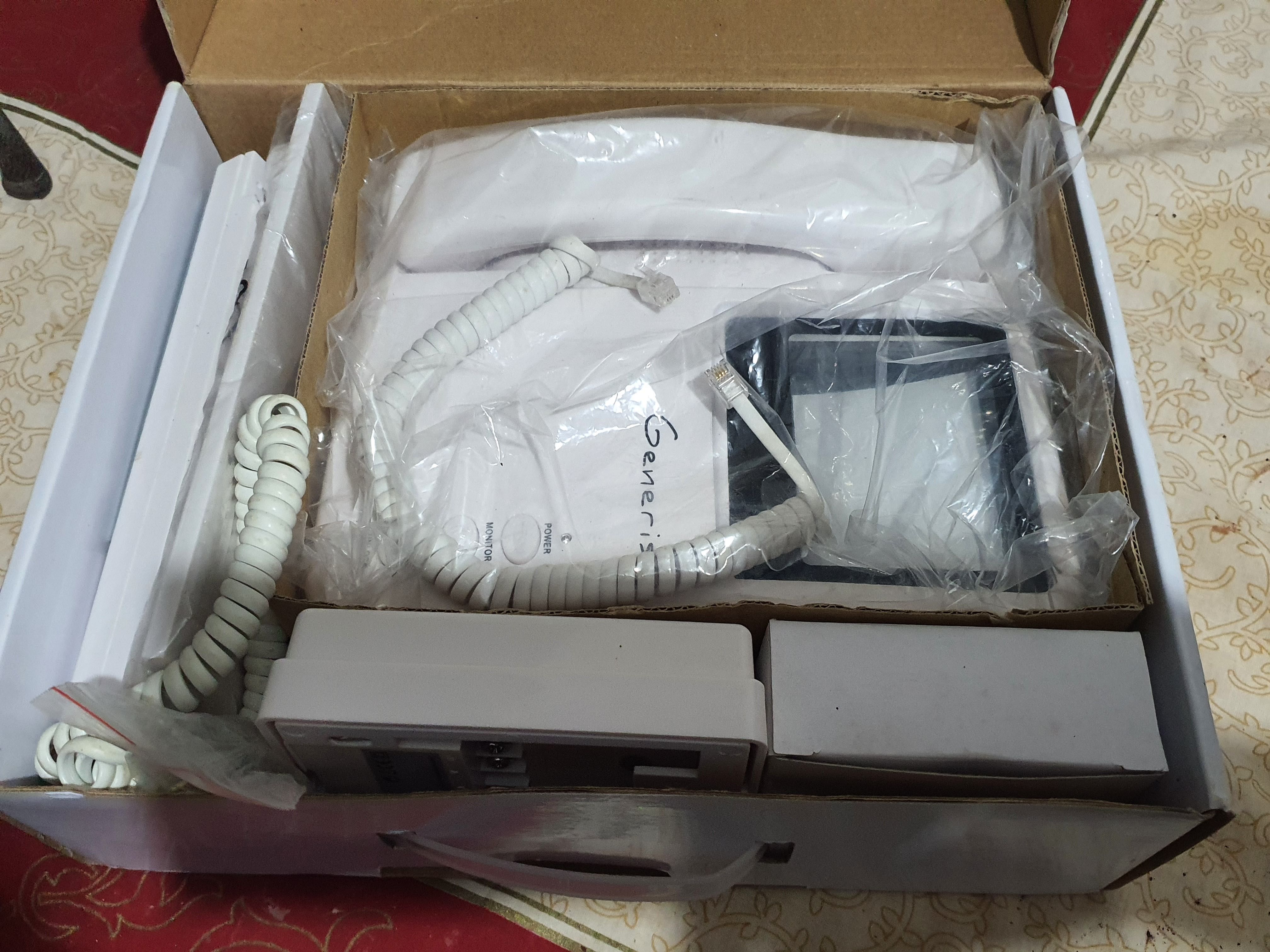 Vídeo/Áudio kit Telefone Porteiro