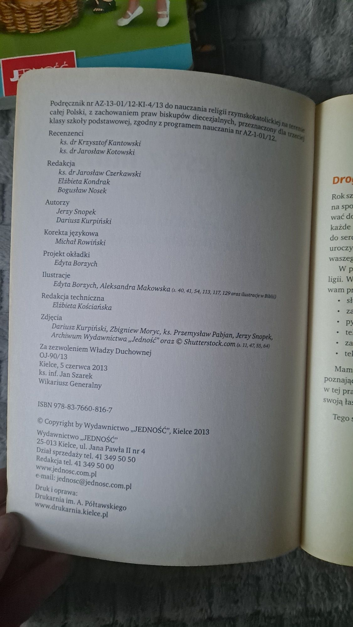 Podrecznik do religii klasa 3.