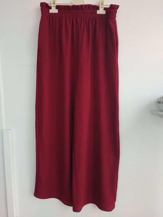 Calças bordeaux - Shein - Tamanho L