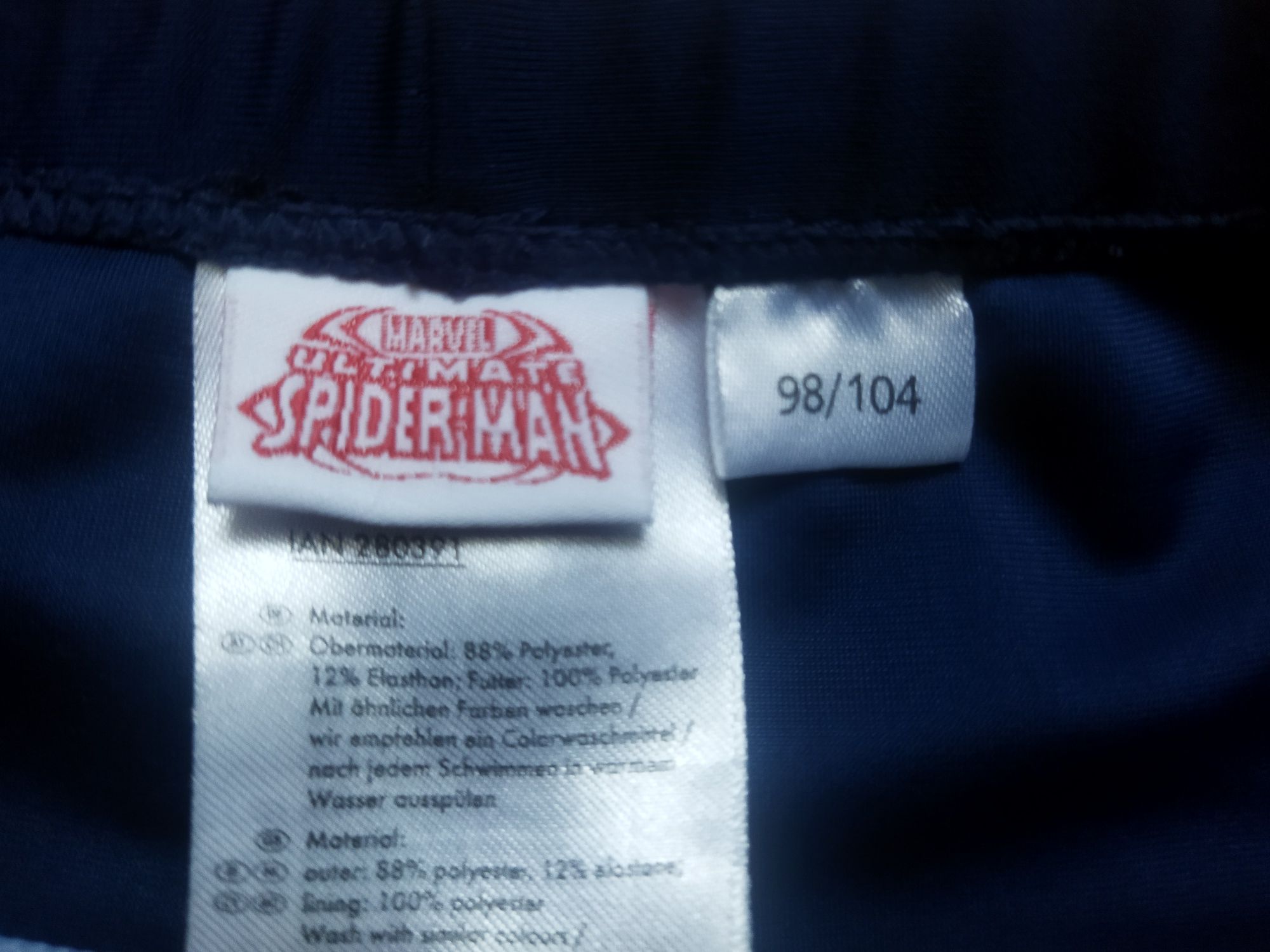 Kąpielówki chłopięce Spiderman 98/104