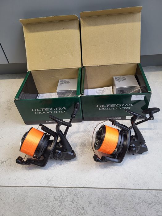 Катушки SHIMANO ULTEGRA 14000 XTD. ,удилища HARPAX 13ft 3,5Lb