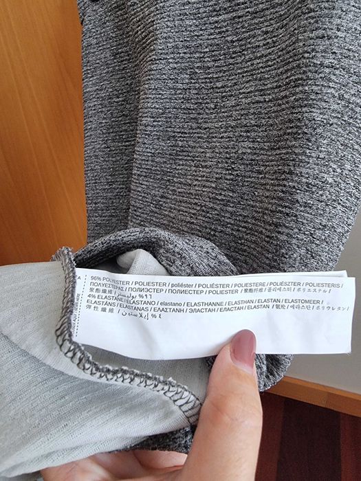 Saia cinzenta de cintura subida Mango, tamanho XS