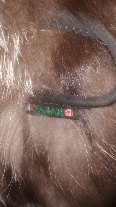 Черные высокие сапоги с натуральным мехом чернобурки