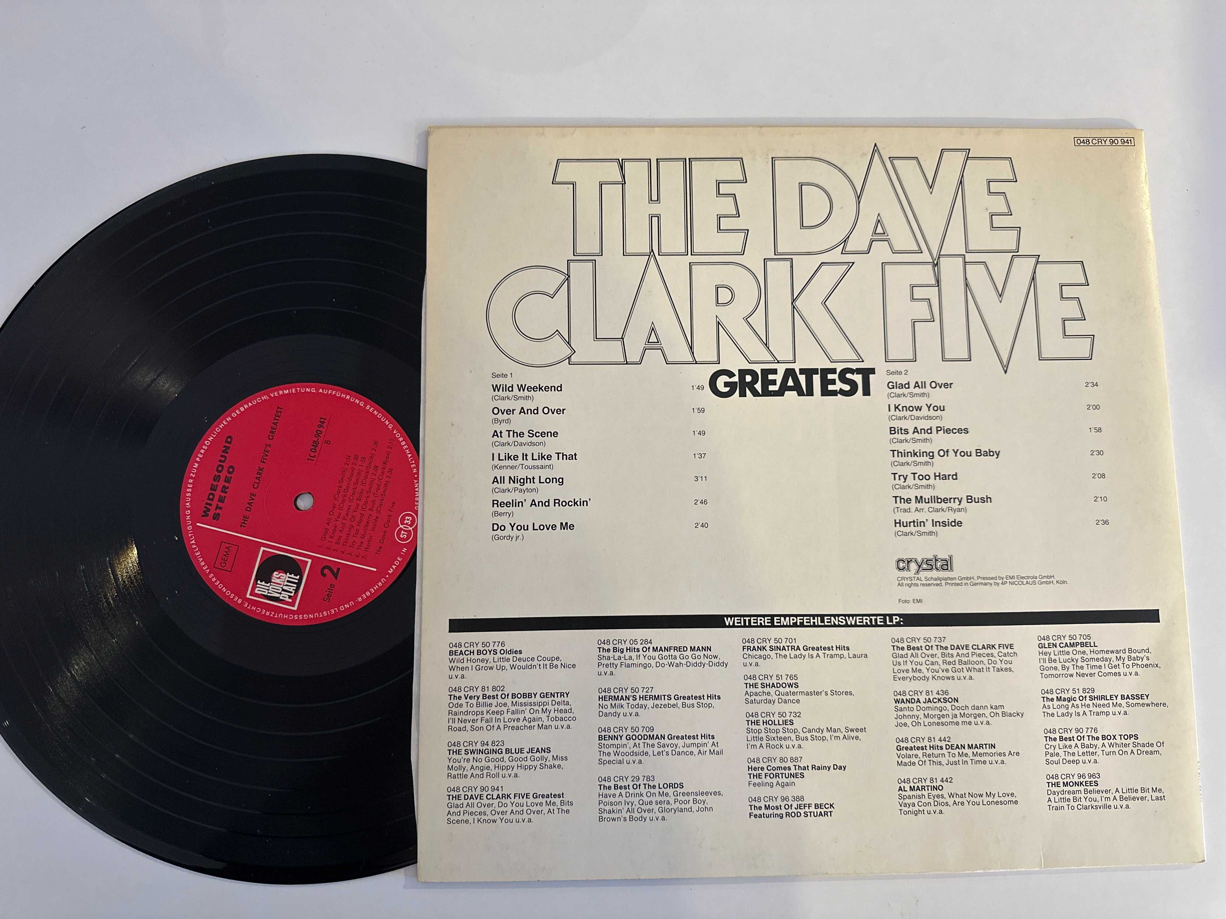 The Dave Clark Five – Greatest LP Winyl (B-13)