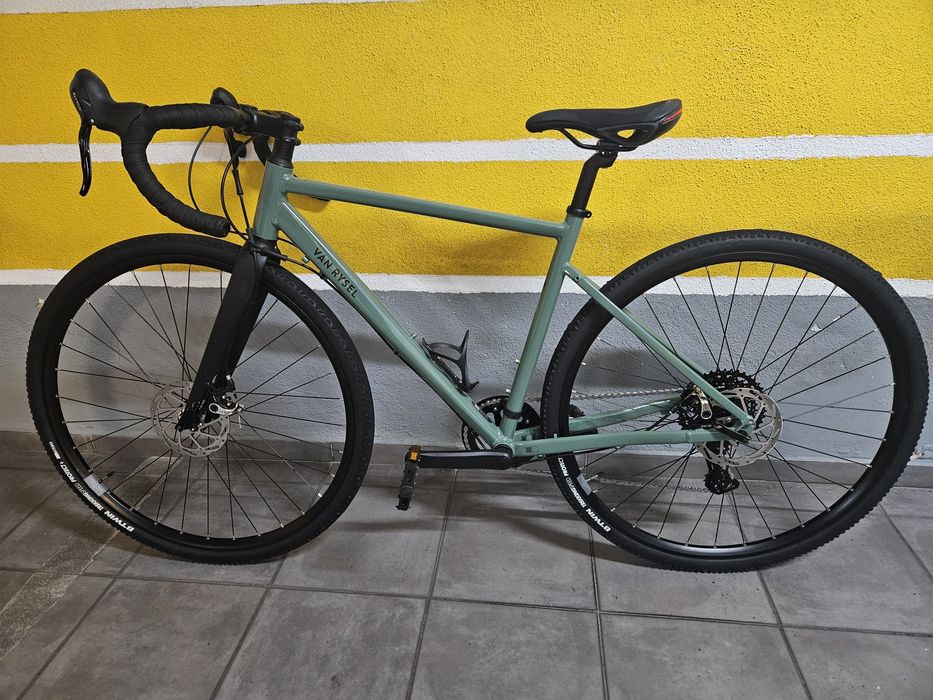 Bicicleta Van Rysel GRVL AF Discovery Decathlon tamanho S