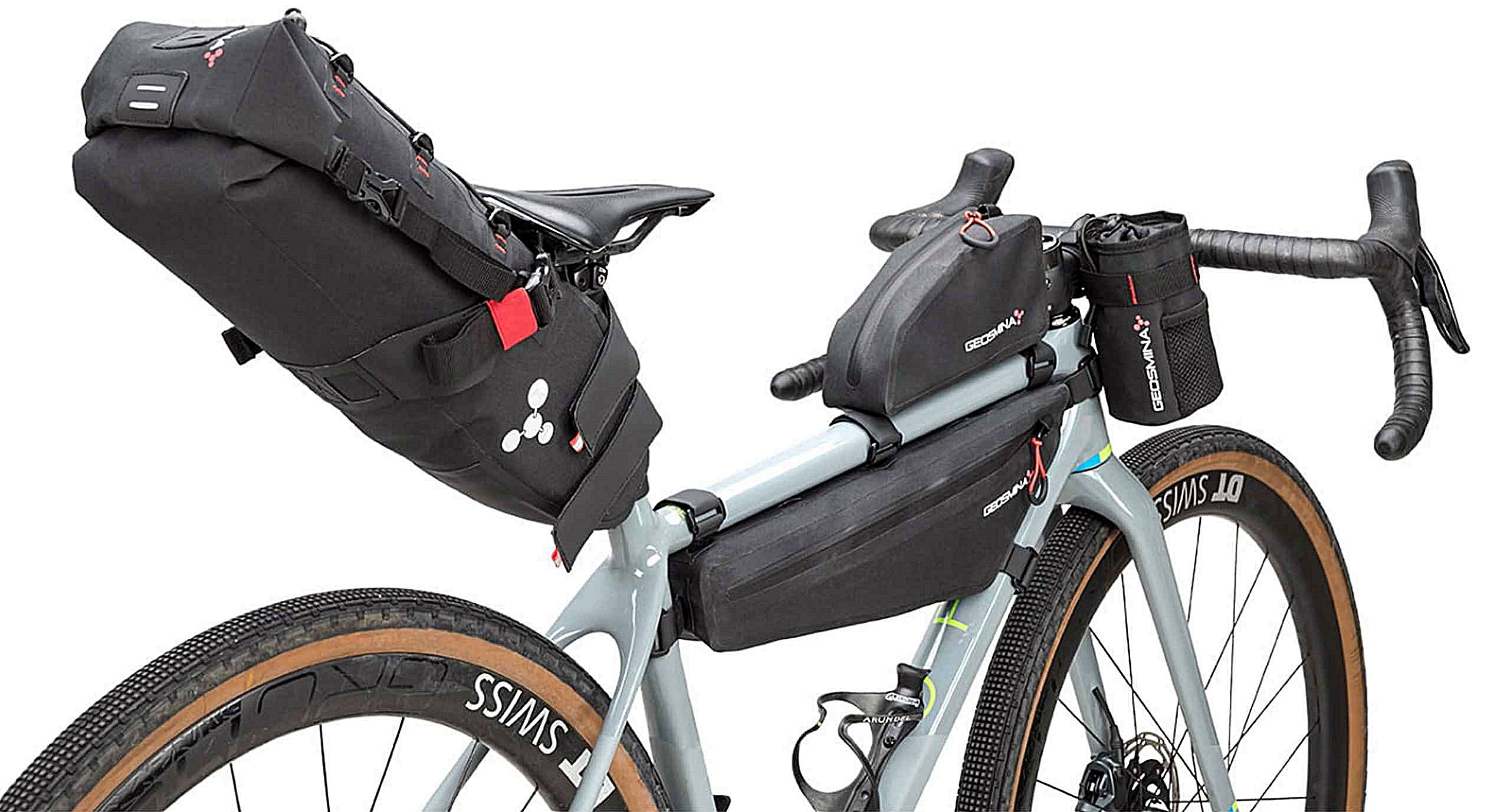 GEOSMINA Small SEAT BAG Black Torba BIKEPACKING 10L Wodoszczelna