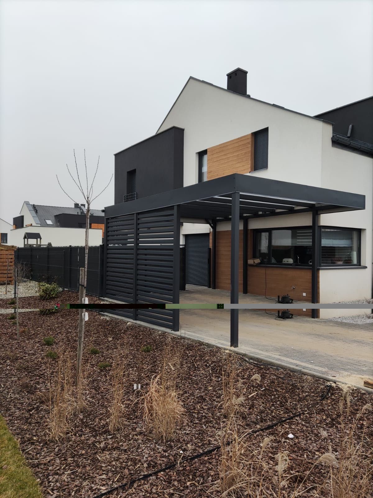 Wiata garażowa na jedno auto, carport, zadaszenie, altana