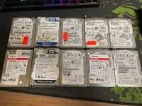 Жорсткі диски 2.5ʼ 500GB WD, Toshiba, Hitachi